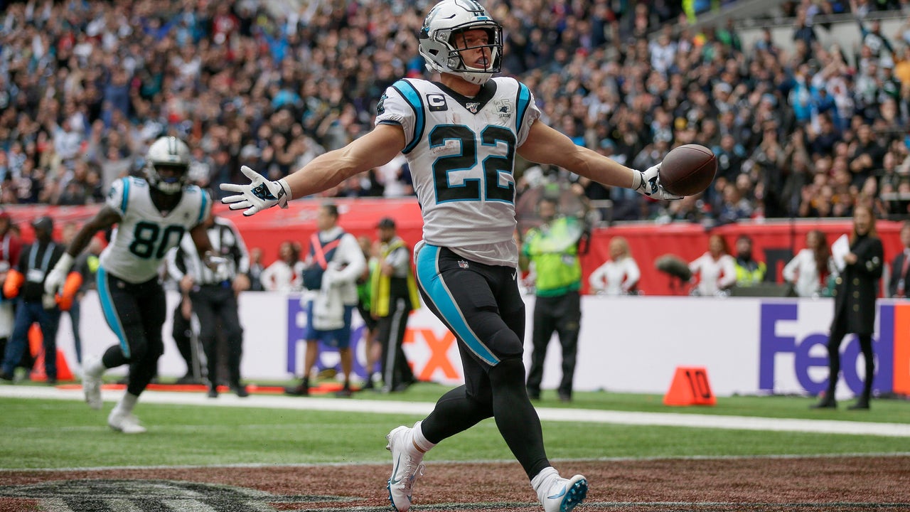 McCaffrey scores 2 TDs to lead Panthers past Bucs 37-26
